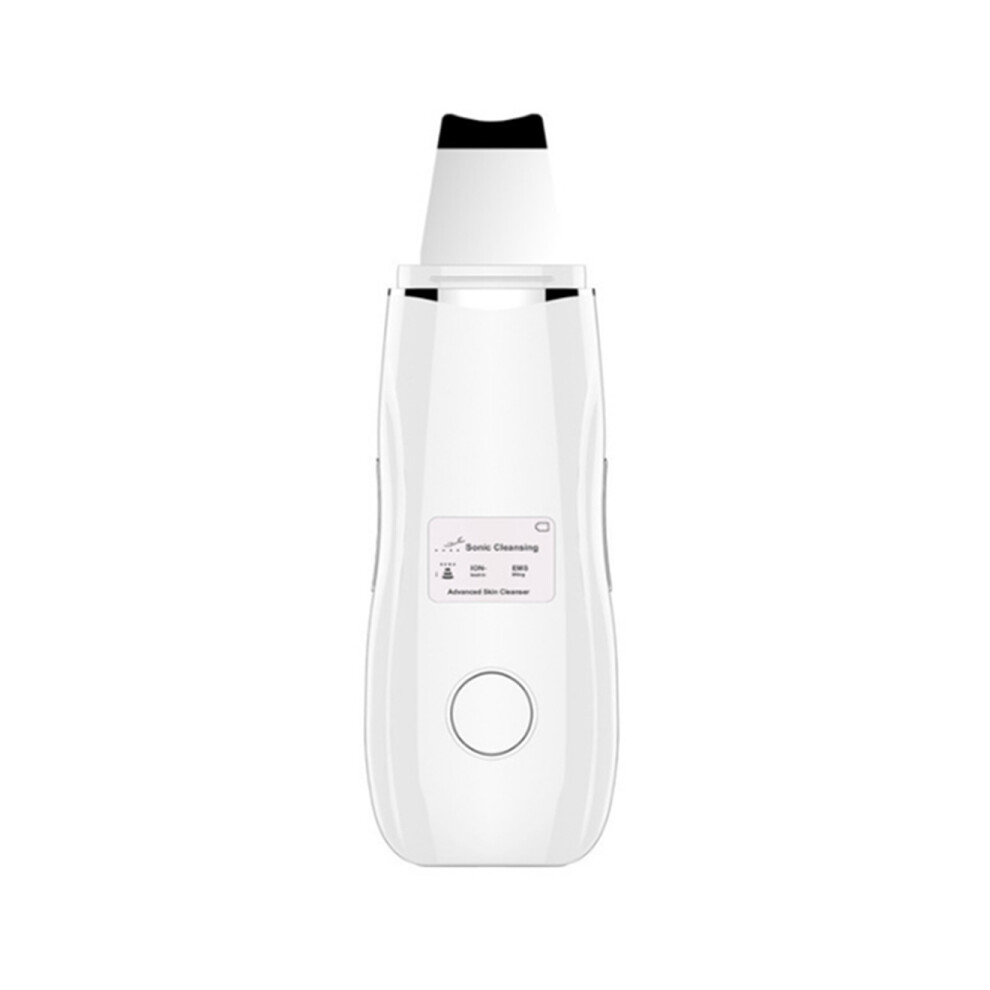 White Household Ultrasonic Cleansing Shoveling Machine To Blackhead Shovel Facial Pore Cleaning Instrument Beauty Instrument