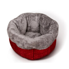 Niedliches Katzenstreu für den Winter, tiefer Schlaf, buntes Haustierzubehör, warmes Nest, waschbares Hundebett – 1 – Größe M
