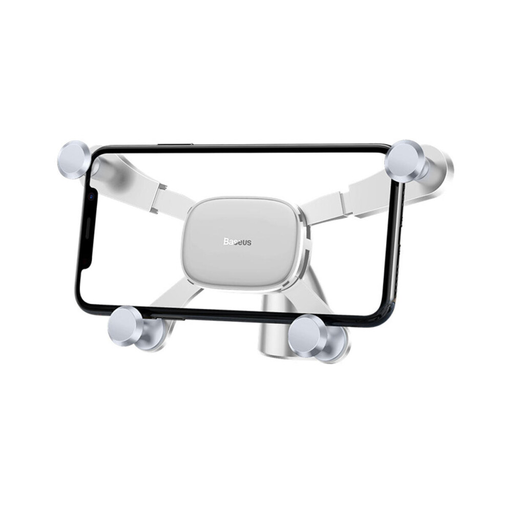 Horizontal Vertical Gravity Linkage Dashboard Car Phone Holder For 4.0-6.5 Inch Smart Phone Color White 7082497863118