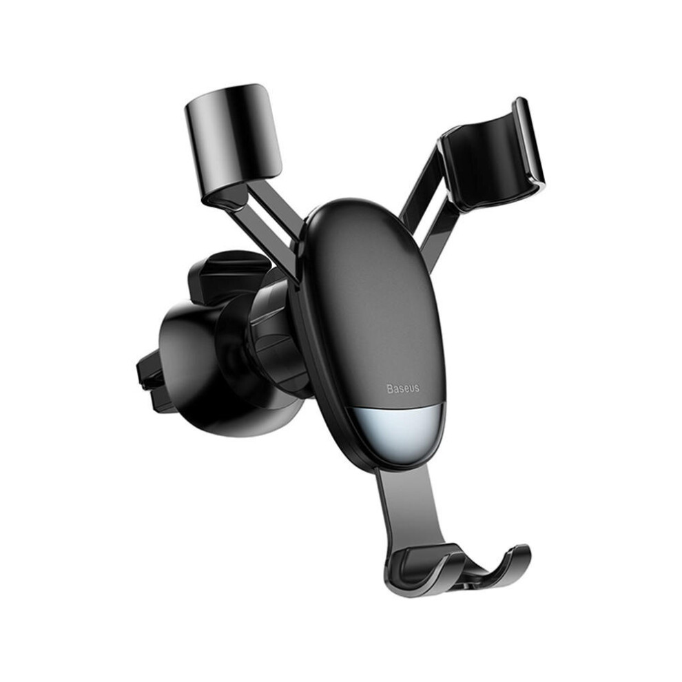 Metal Gravity Linkage Auto Lock Car Mount Air Vent Holder For Iphone Xiaomi Mobile Phone Color Black 7082497864733