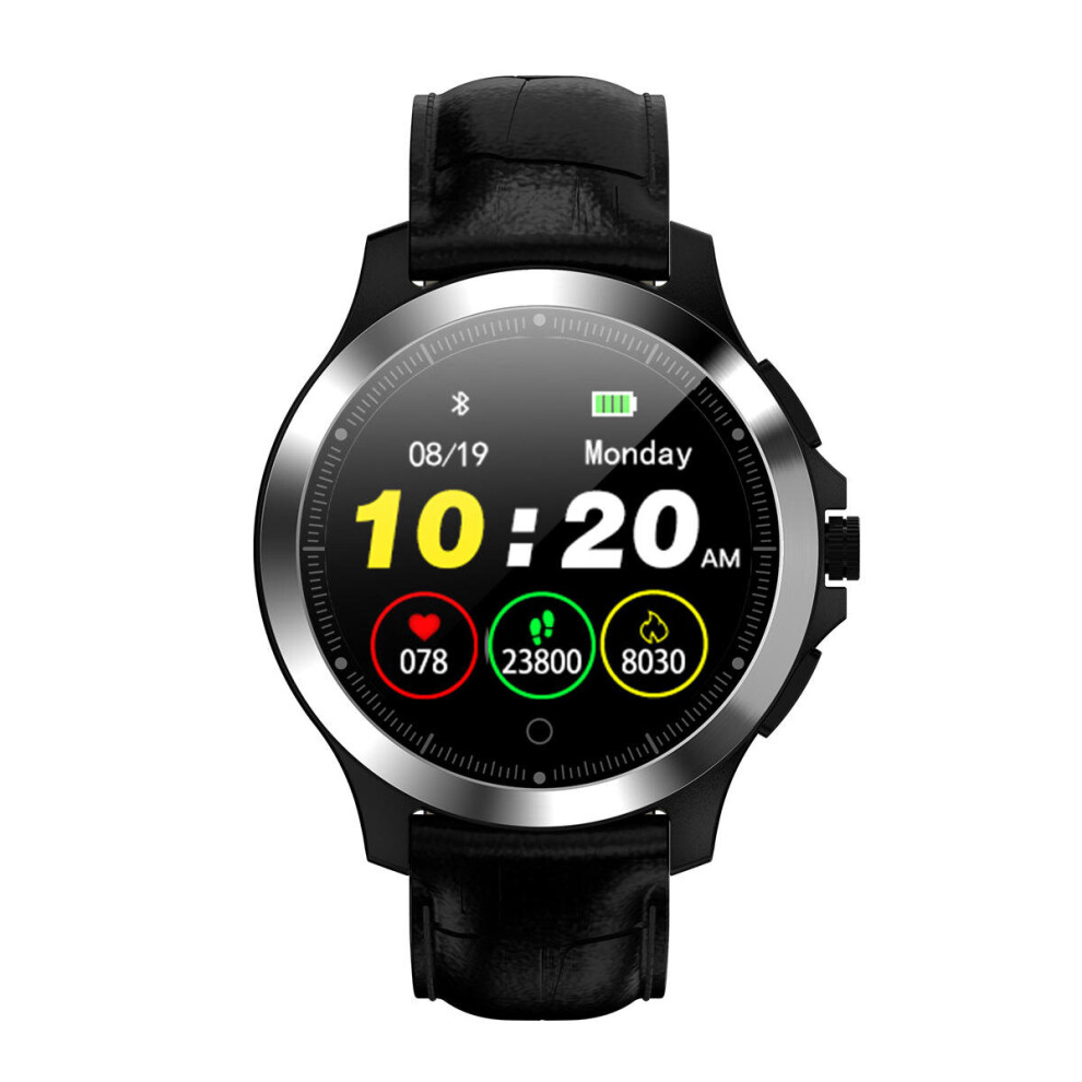 W8 Ecg+Ppg Heart Rate Hrv Check 306 Full Steel Multi-Reminder Sport Modes Smart Watch Black Color Black,Multicoloured 7082497870826