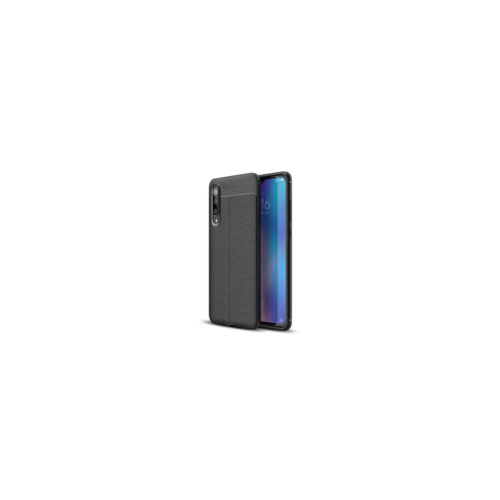 2Pcs Litchi Pattern Shockproof Soft Tpu Back Cover Protective Case For Xiaomi Mi9 Mi 9 7082497854703
