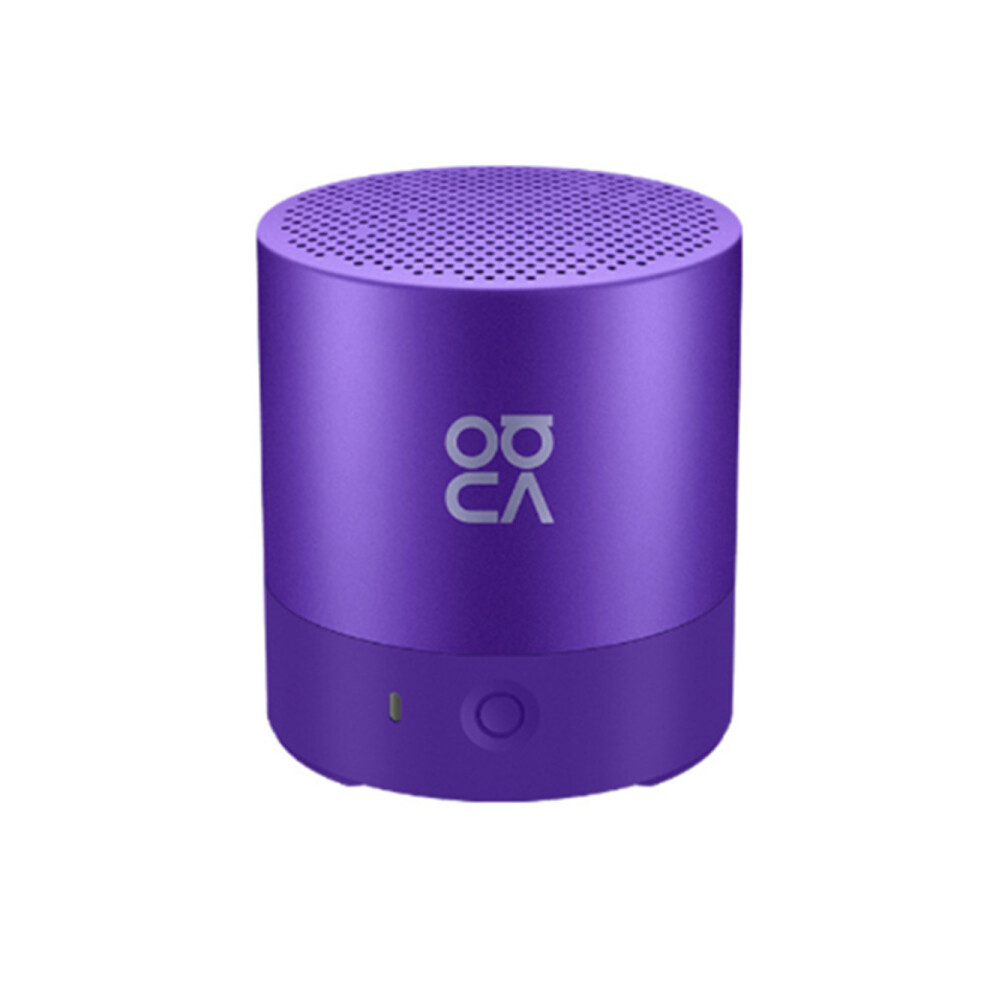 Portable Mini Bluetooth 4.2 Speaker Small Stereo Wireless Lanyard Music Subwoofer Player- Purple 3321831255146