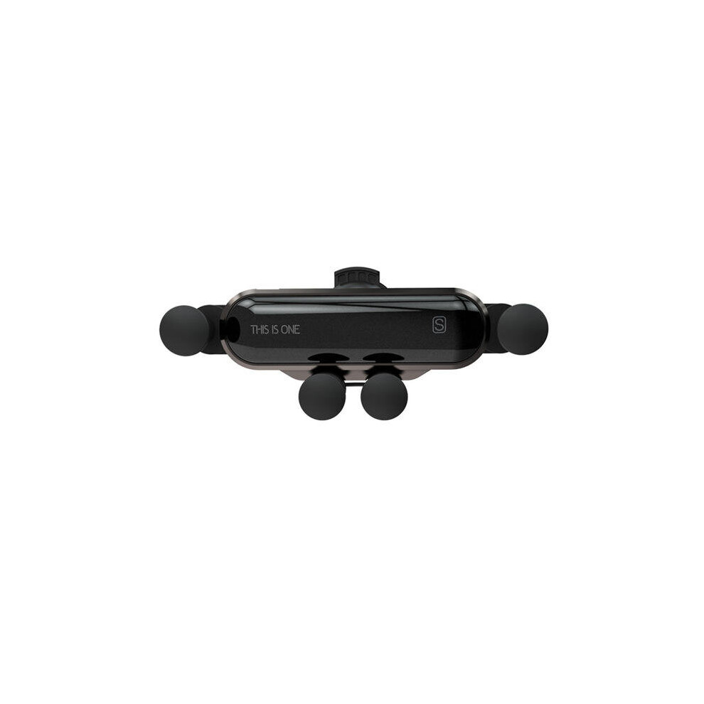 Upgrade Metal Gravity Linkage Automatic Lock Air Vent Car Phone Holder For 4.7-6.5 Inch Smart Phone Iphone Xs Max Samsung Galaxy S10+ Color Black 7082497856455
