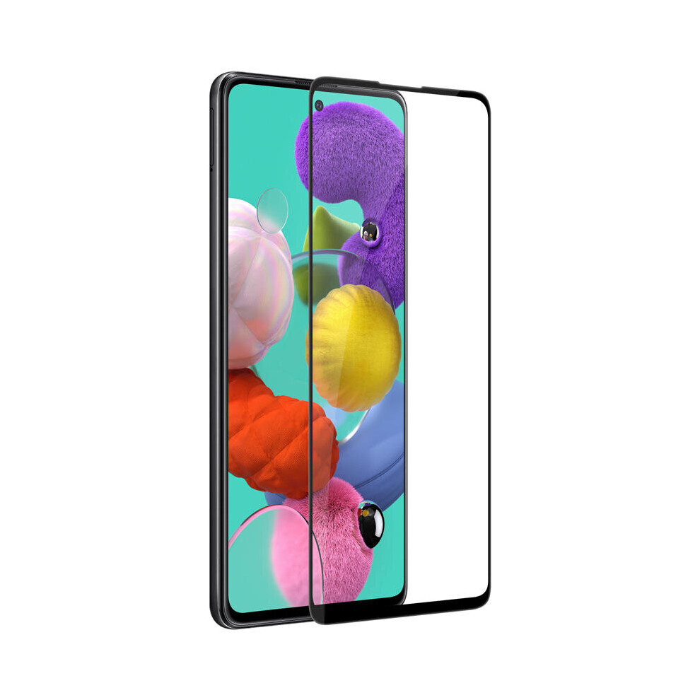 2Pcs 9H 0.26Mm 2.5D Curved Anti-Explosion Full Glue Full Coverage Tempered Glass Screen Protector For Samsung Galaxy A51 2019 7082497853393