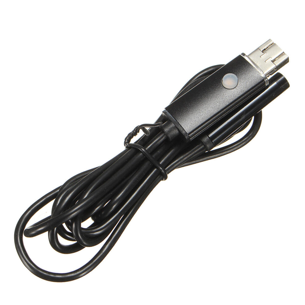 2M 6Led Micro Usb Endoscope Inspection Borescope Camera 2M With Hook Magnet Mirror For Android Pc Light 7082497862425