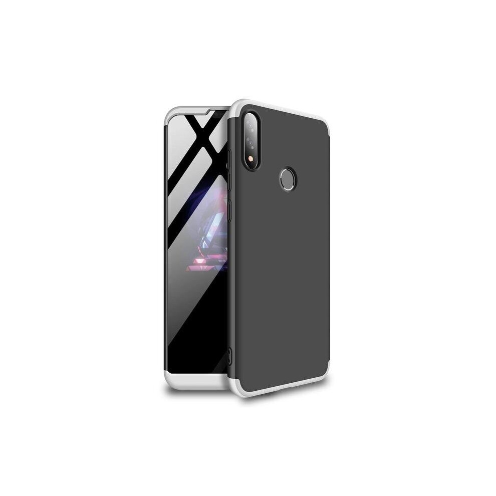 3 In 1 Double Dip 360° Hard Pc Protective Case For Asus Zenfone Max Pro (M2) Zb631kl Color Silver 7082497850521