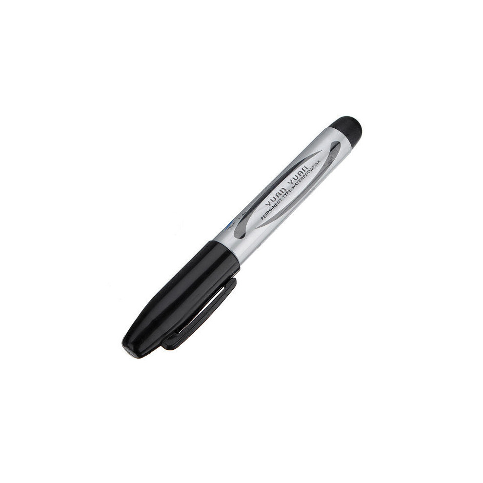 10PCS   School Office Stationery Glass Writing CD DVD Blank Media Disc Scribe Tattoo Pierce Permanent Marker Pen BLACK COLOR-image-OPC-P6CTKYC-NEW