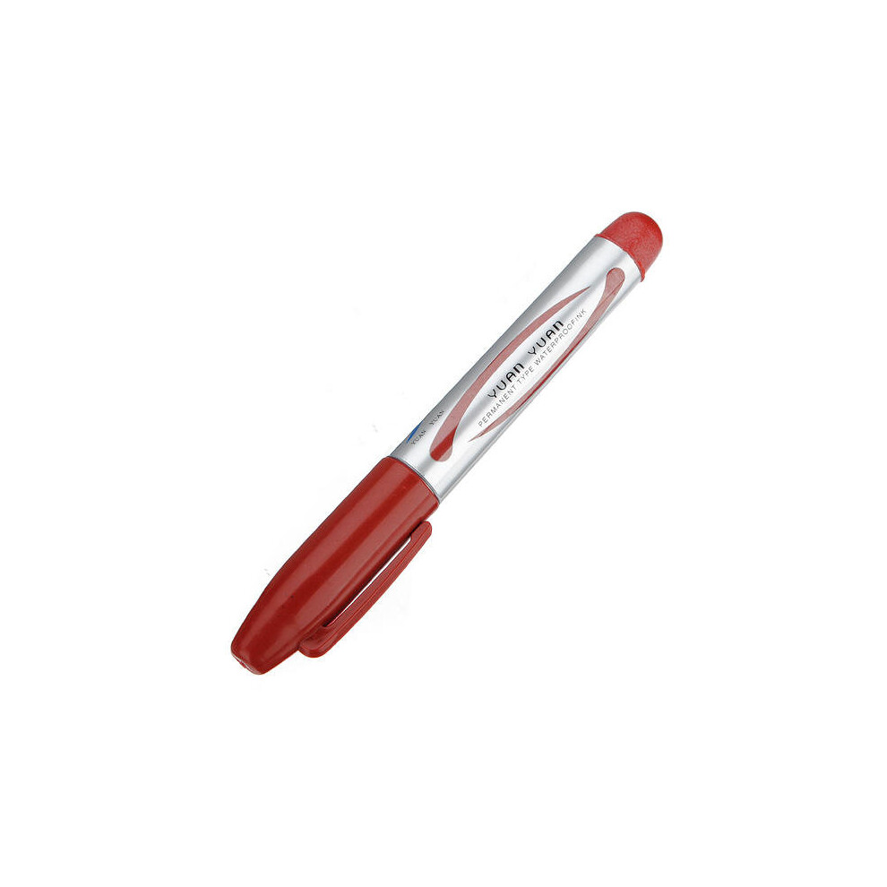 10PCS   School Office Stationery Glass Writing CD DVD Blank Media Disc Scribe Tattoo Pierce Permanent Marker Pen RED COLOR-image-OPC-P6CTM29-NEW
