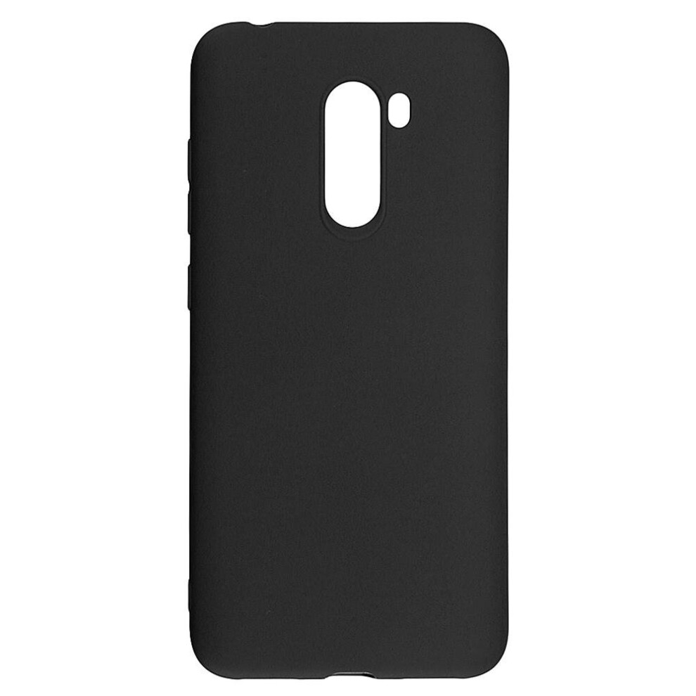 2Pcs Pudding Soft Tpu Protective Case For Xiaomi Pocophone F1 Color Black 7082497850712