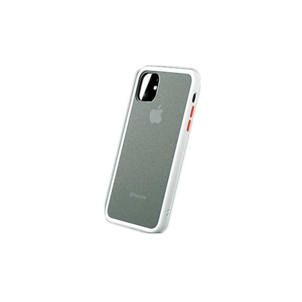 Shockproof Anti-Fingerprint Ultra-Thin Frosted Soft Silicon Edge+Hard Pc Translucent Protective Case For Iphone 11 Pro 5.8 Inch Color White 7082497854093