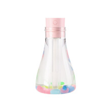 Haushalts-Mini-Luftreiniger Wishing Bottle Luftbefeuchter Atmosphäre Nachtlicht Drift Bottle Luftbefeuchter-Rosa