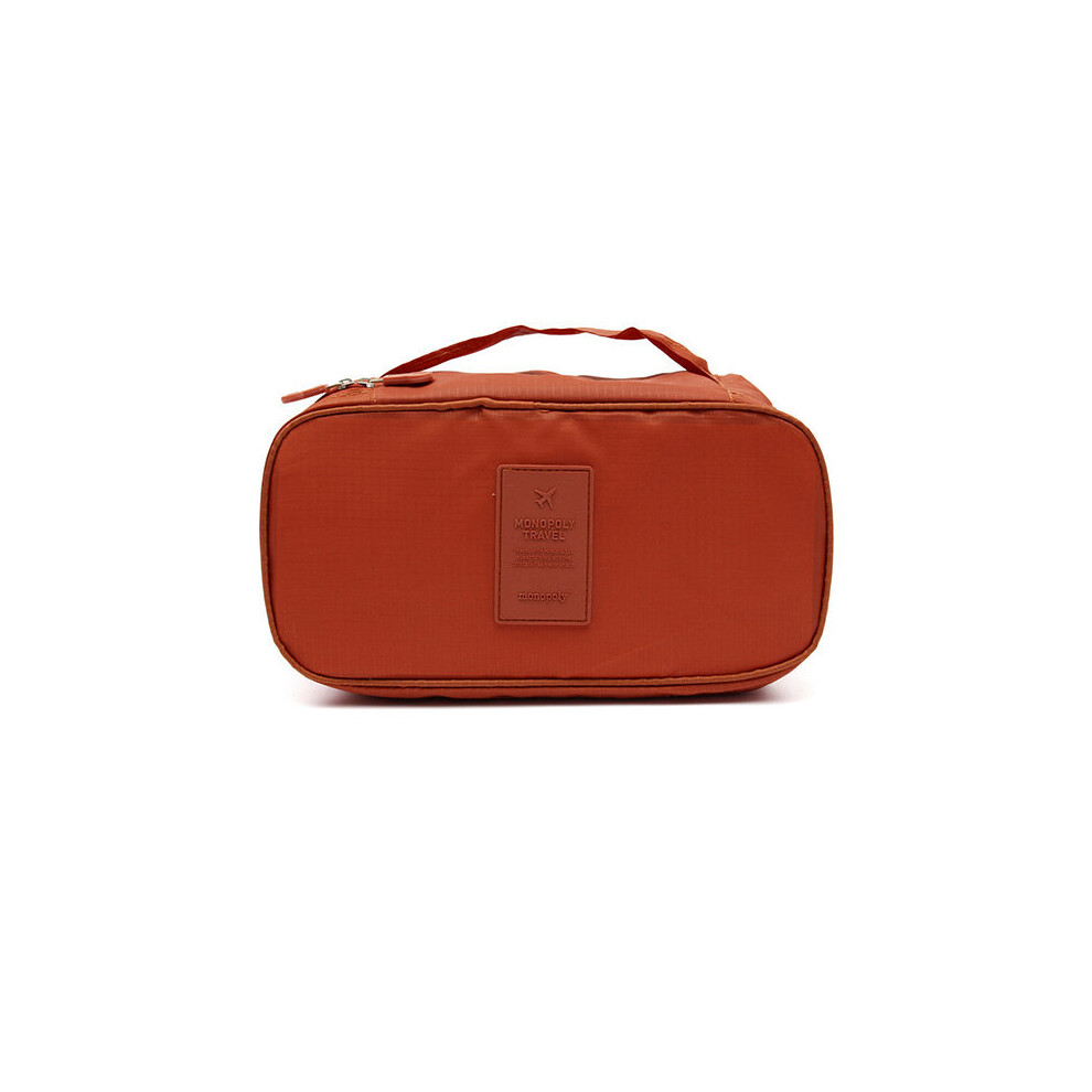 2 pcs  Multifunction Travel Organizer Underwear Toiletry Cosmetic Storage Bag ORANGE COLOR-image-OPC-P6CTNNR-NEW
