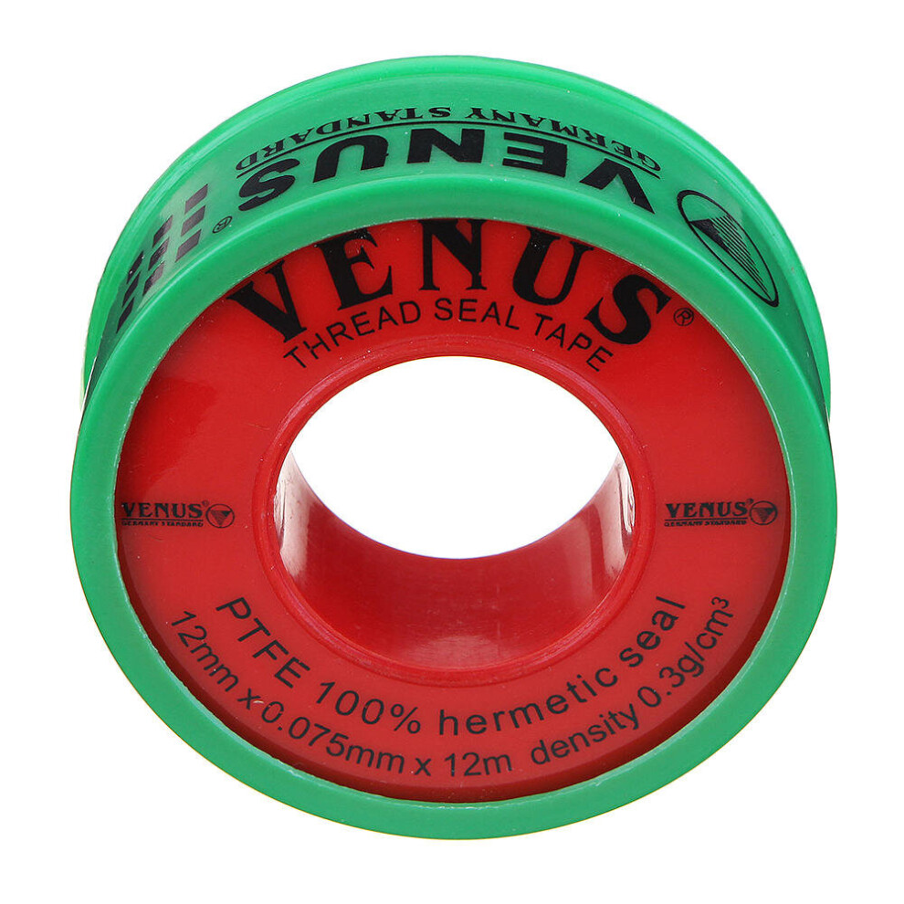 10Pcs 12M/Roll Teflon Ptfe Thread Seal Tape Valve Tube Pipe Water Leakproof Hermetic Plumber Repair 5202984952756
