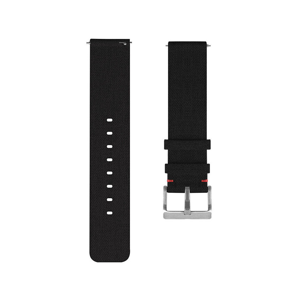 Canvas Watch Band Strap With Buckle Connector Replacement Wristband For Fitbit Versa Black Color Multicoloured 7082497850866