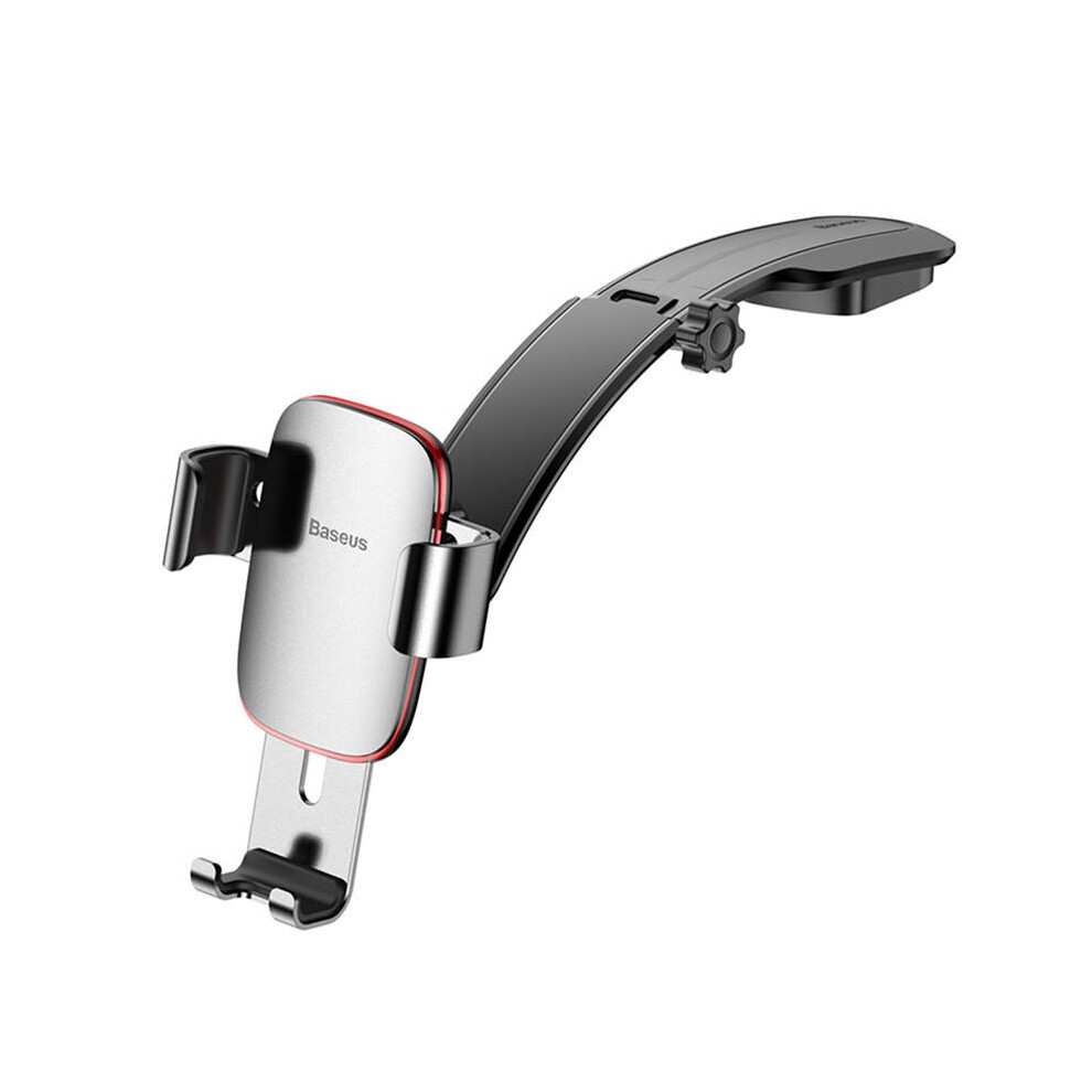 Metal Connecting Rod Gravity Linkage Auto Lock Car Mount Dashboard Holder For Mobile Phone Color Silver 7082497865495