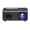 Mini Portable Entertainment LED Projector, Multi-function Interface for Home, HD Projector, Supports 1080P, Black 1