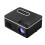 Mini Portable Entertainment LED Projector, Multi-function Interface for Home, HD Projector, Supports 1080P, Black 3