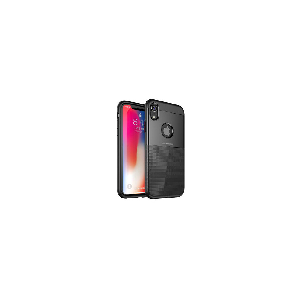 Protective Case For Iphone Xr Armor Anti Fingerprint Hybrid Pc & Tpu Back Cover Color Black 7082497851139