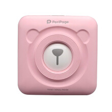 Mini Pocket Printer for Mobile Phone, Small Thermal Label Printer Express Meow Incorrect, Pink