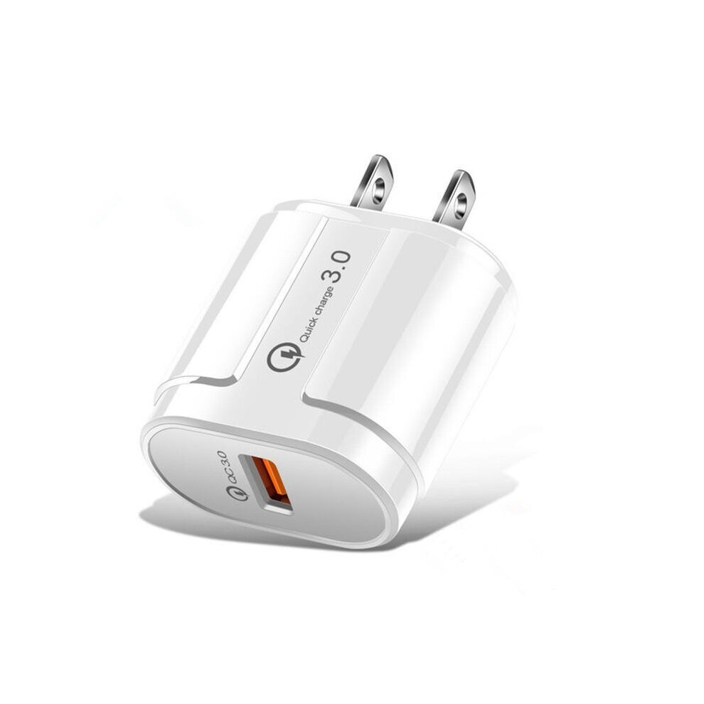 2Pcs Quick Charge Qc 3.0 Fast Usb Charger Wall Charging Adapter For Iphone Samsung Color White 7082497854277