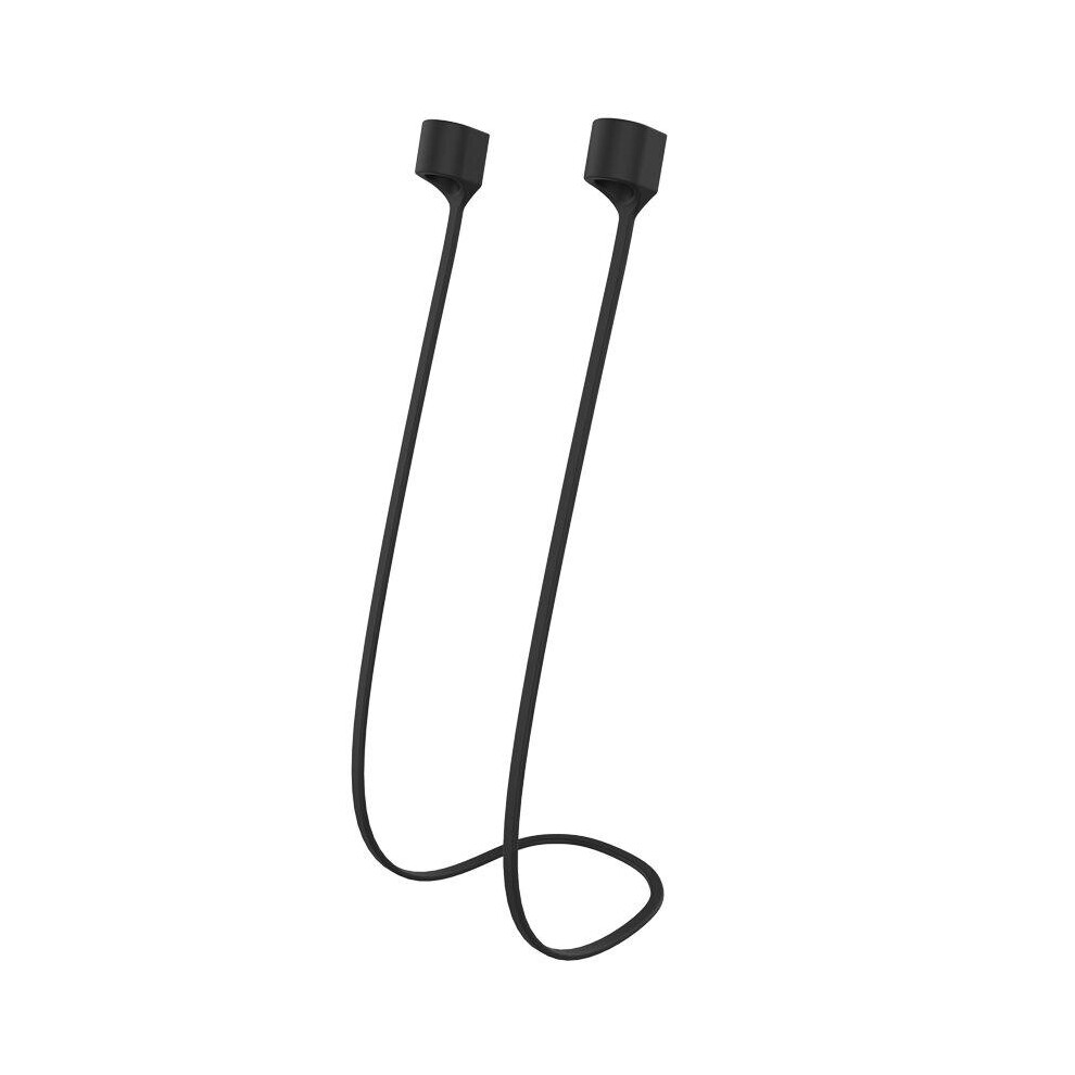 5Pcs Earphone Accessories Anti-Lost Headphone Strap Silicone Magnetic Data Cable Cord String Rope For Apple Earphones Airpods Color Black 7082497850842