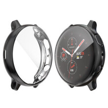 Plating Full Cover TPU Watch Cover Screen Protector for Galaxy Watch Active 2 40mm
