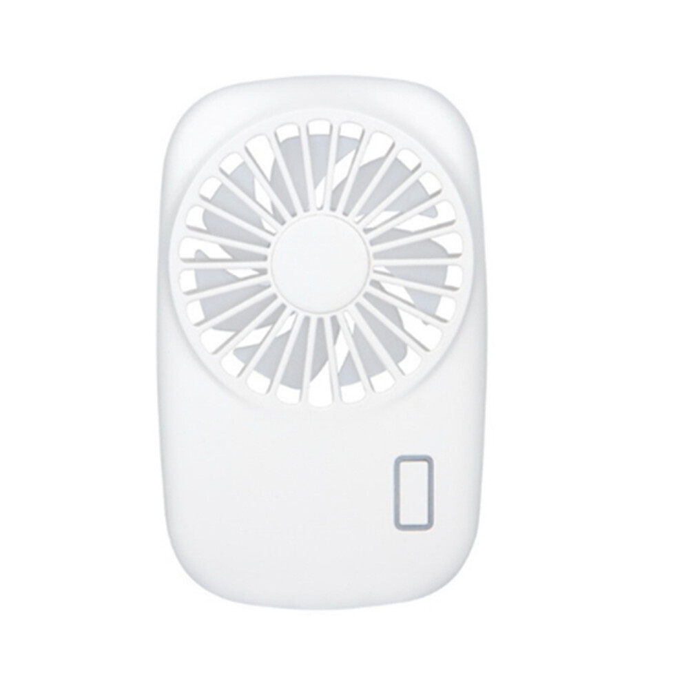 Creative Portable Mini Ultra-thin Camera Fan Handheld Portable Silent Rechargeable USB Mini Fan-White