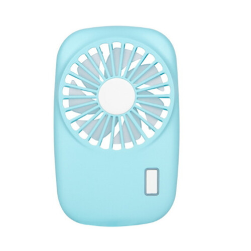 Creative Portable Mini Ultra-thin Camera Fan Handheld Portable Silent Rechargeable USB Mini Fan-Blue