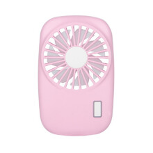 Kreativer tragbarer Mini-Ultradünner Kameralüfter Tragbarer, leiser, wiederaufladbarer USB-Minilüfter-Pink