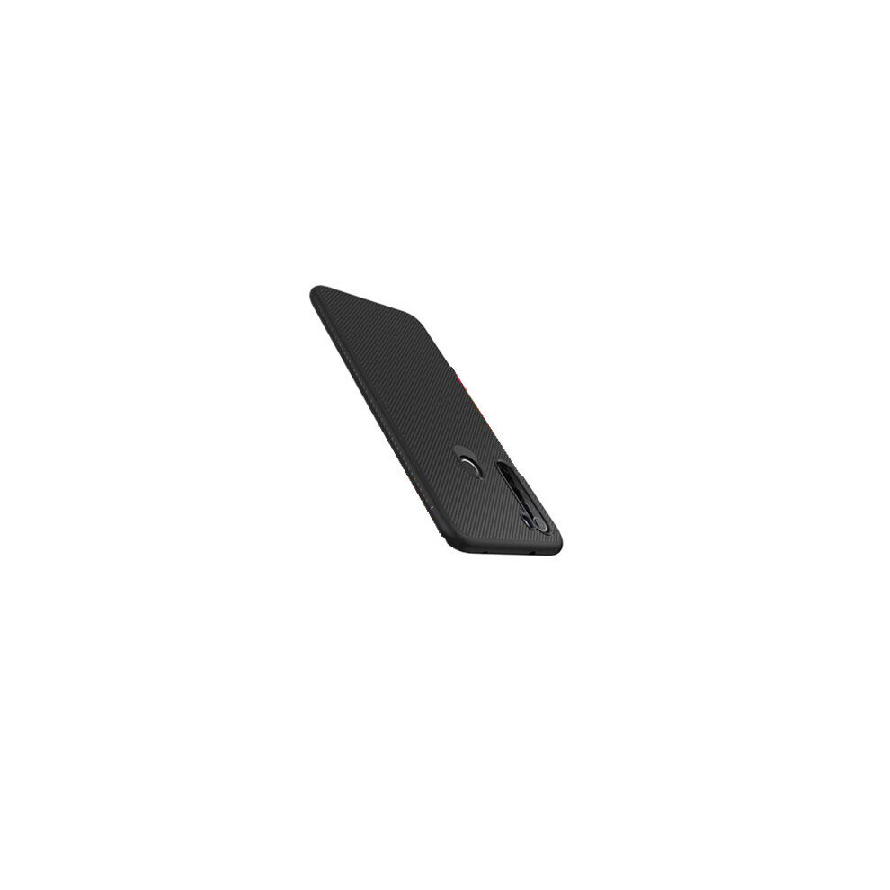 For Xiaomi Redmi Note 8T Case Carbon Fiber Texture Slim Soft Silicone Shockproof Protective Case Color Black 7082497851993
