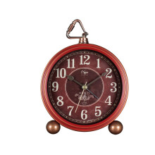 5 Zoll Retro Elektronischer Wecker Rot Kreative Uhr Dekoration Schlafzimmer Dekorative Tischuhr