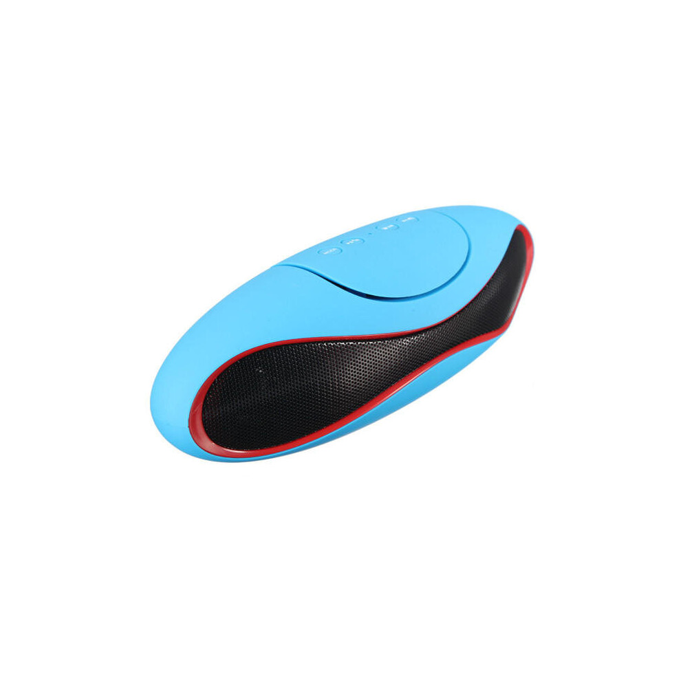 Portable Wireless Stereo Tooth Speaker With Mic Super Bass Blue 6242828813088
