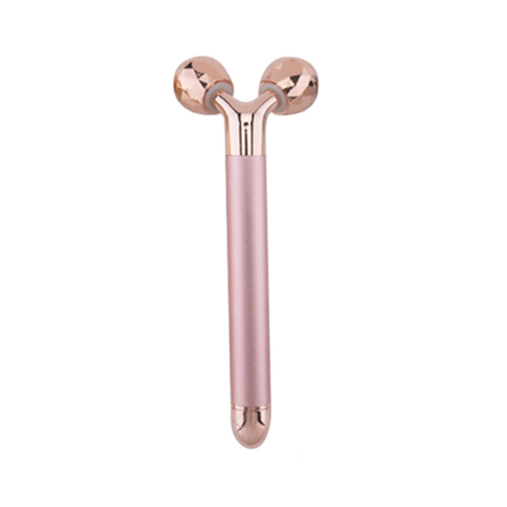 Pink Multifunctional Beauty Massage Device 3D Roller Massage Device Face-Lift Instrument Electric Facial Roller