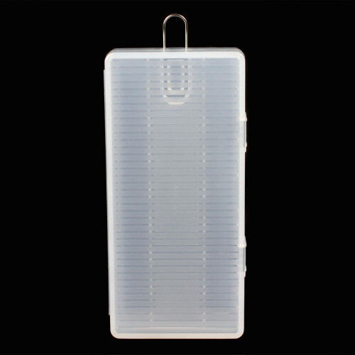 2PCS AA Battery Holder Organizer Portable Hard Plastic Case Storage Box 2