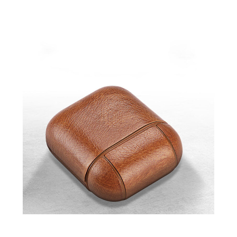 Pu Leather Shockproof Earphone Protective Case For Apple Airpods 7082497852570