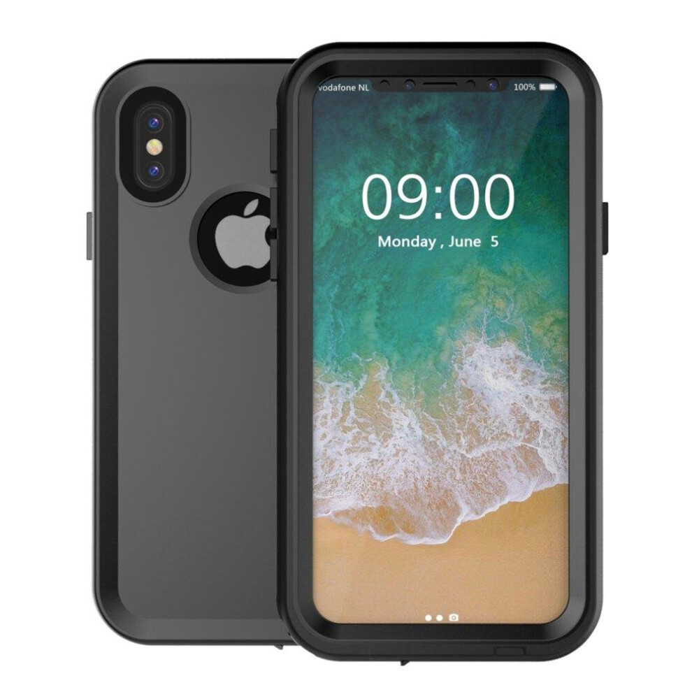 IP68 Waterproof Case With Kickstand For iPhone X Underwater 3m/Snowproof/Dirtproof/Shockproof