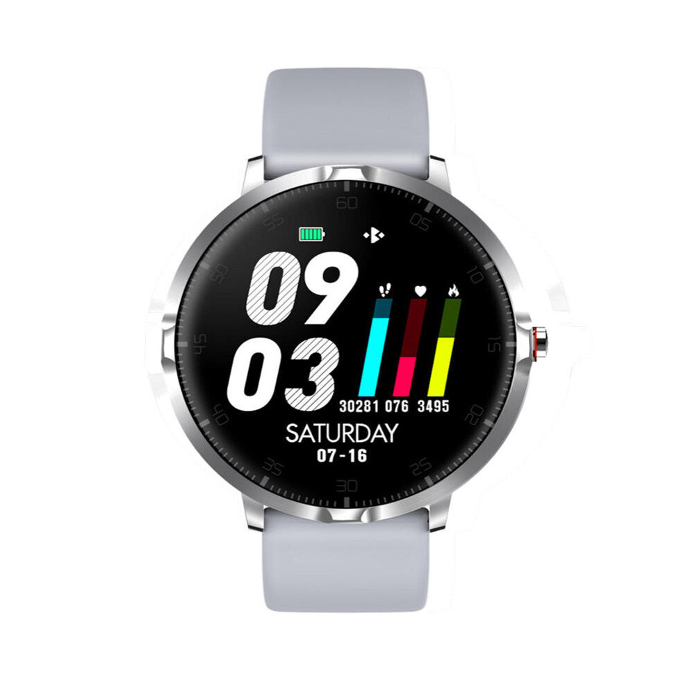 K16 1.3' Full Touch Screen Super Slim Wristband Ip68 Fashion Ui Blood Pressure Hr Monitor Long Standby Brightness Music Camera Control Smart Watch Si Multicoloured 7082497868540