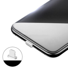 10PCS Universal Aluminium Alloy Metal Dustproof Plug Charge Port Decoration Accessories With Card Pin for iPhone Whole Series for iPhone 11 X XR XS M