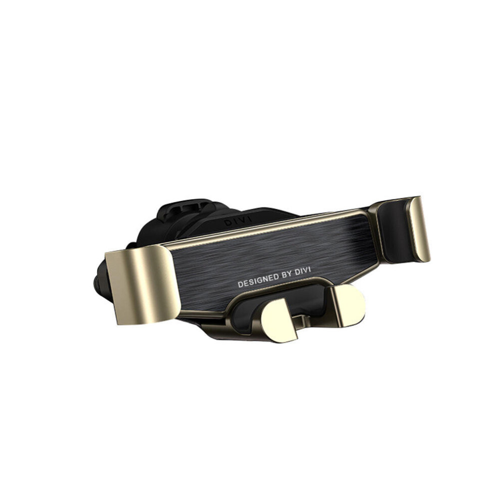 D1 Metal Gravity Linkage Automatic Lock Air Vent Car Phone Holder For 4.0-6.8 Inch Smart Phone For Iphone 11 Pro Max Xiaomi Redmi Note 8 Pro 7082497859883