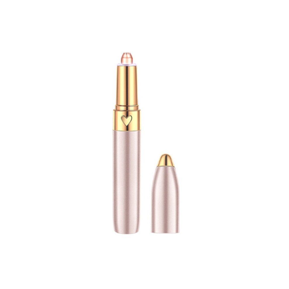 Gold Electric Eyebrow Shaping Knife Eyebrow Shaving Device Lady Shaving Epilator Usb Charging Eyebrow Pencil