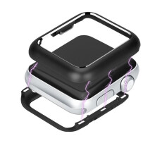 2 Pcs Universal Magnetic Adsorption Aluminum Frame Case For iWatch/Apple Watch Series 38mm