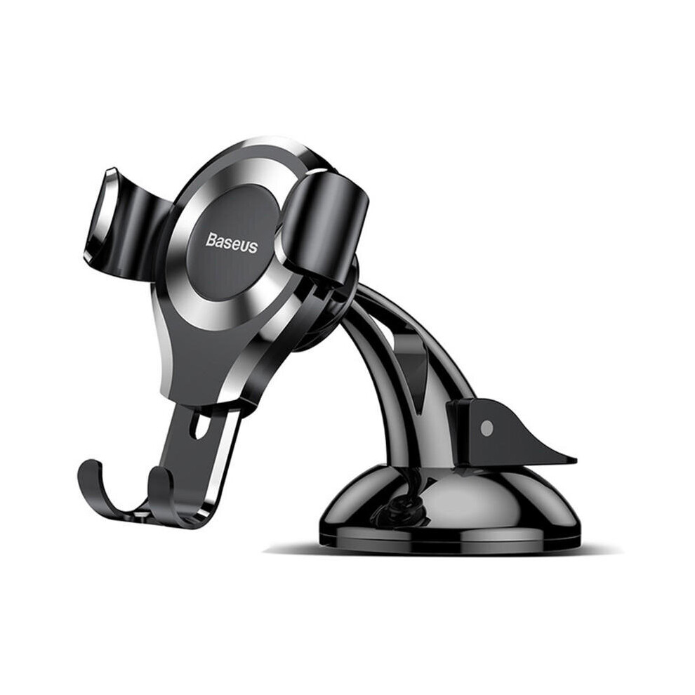 Gravity Linkage Auto Lock Suction Cup Car Dashboard Phone Holder Stand For Iphone 8 X Xiaomi Color Silver 7082497862920