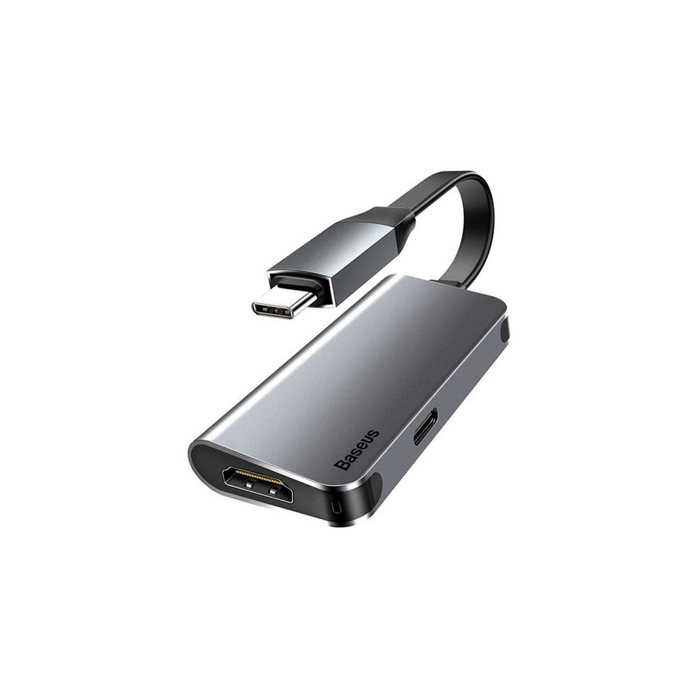 2 In 1 Type C 3.0 To 4K 60Hz Hdmi Pd 60W Flash Charger Otg Hub Convert Adapter For S8 Macbook 7082497870468