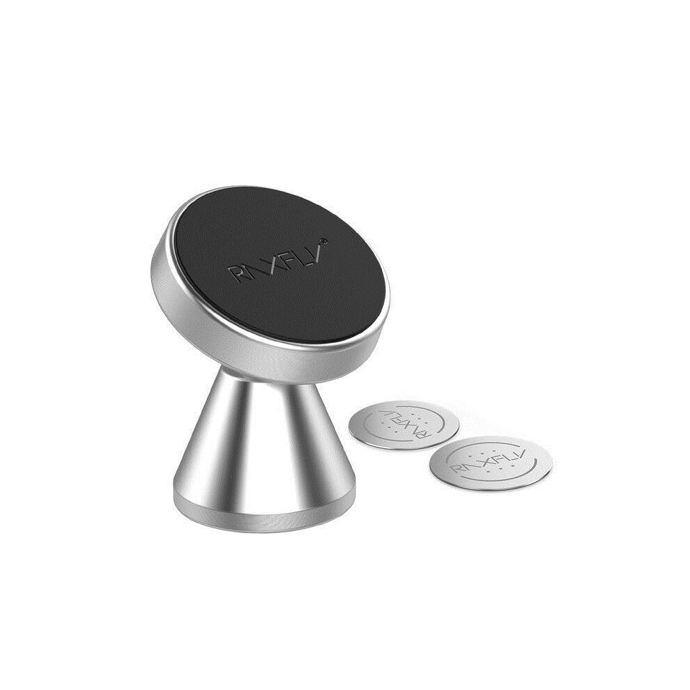 Powerful Magnetic 360 Degree Rotation Car Mount Dashboard Holder For Samsung Xiaomi Mobile Phone Color Silver 7082497853171
