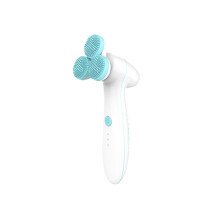 3D-Massage-Reinigungsinstrument Elektrisches Reinigungsartefakt Elektrische Silikonwaschmaschine Silikonreinigung-Blau