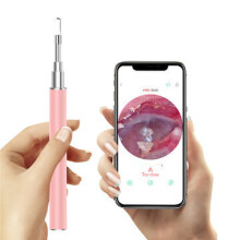 In Ear Cleaning Endoscopes Spoon Mini Cameras Ear Picker Ear Wax Removal Visual Ear Mouth Nose Otoscope Support Android PC