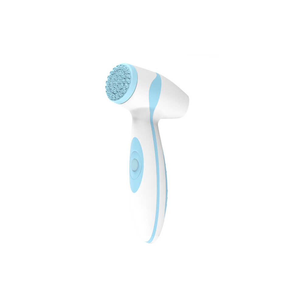 Blue Spinning Face Cleansing Brush Professional Facial Brush For Exfoliating Blackheads Portable Face Scrubber Cleansing Instrument