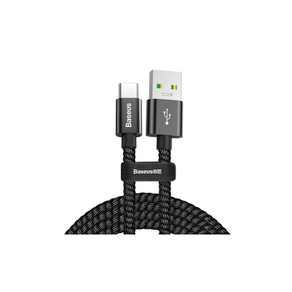 5A Super Charge Vooc Dash Charge Type C Data Cable For Huawei Mate 20 Oppo Find X Oneplus 6 Color Black 7082497856301