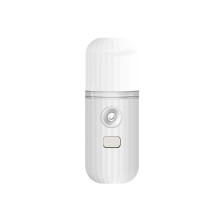Tragbarer Handwasserzähler USB-Lade-Nano-Spray-Gesichtsbefeuchter Kaltspray Beauty Steam Facer-Weiß